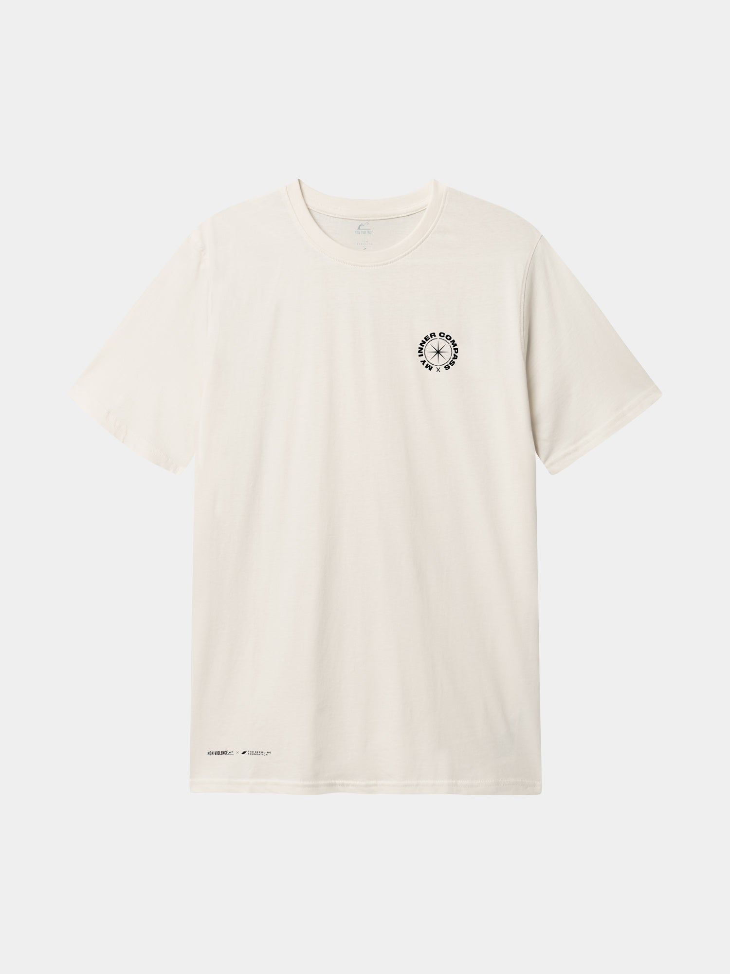 Non-Violence X Tim Bergling Foundation My Inner Compass offwhite T-shirt