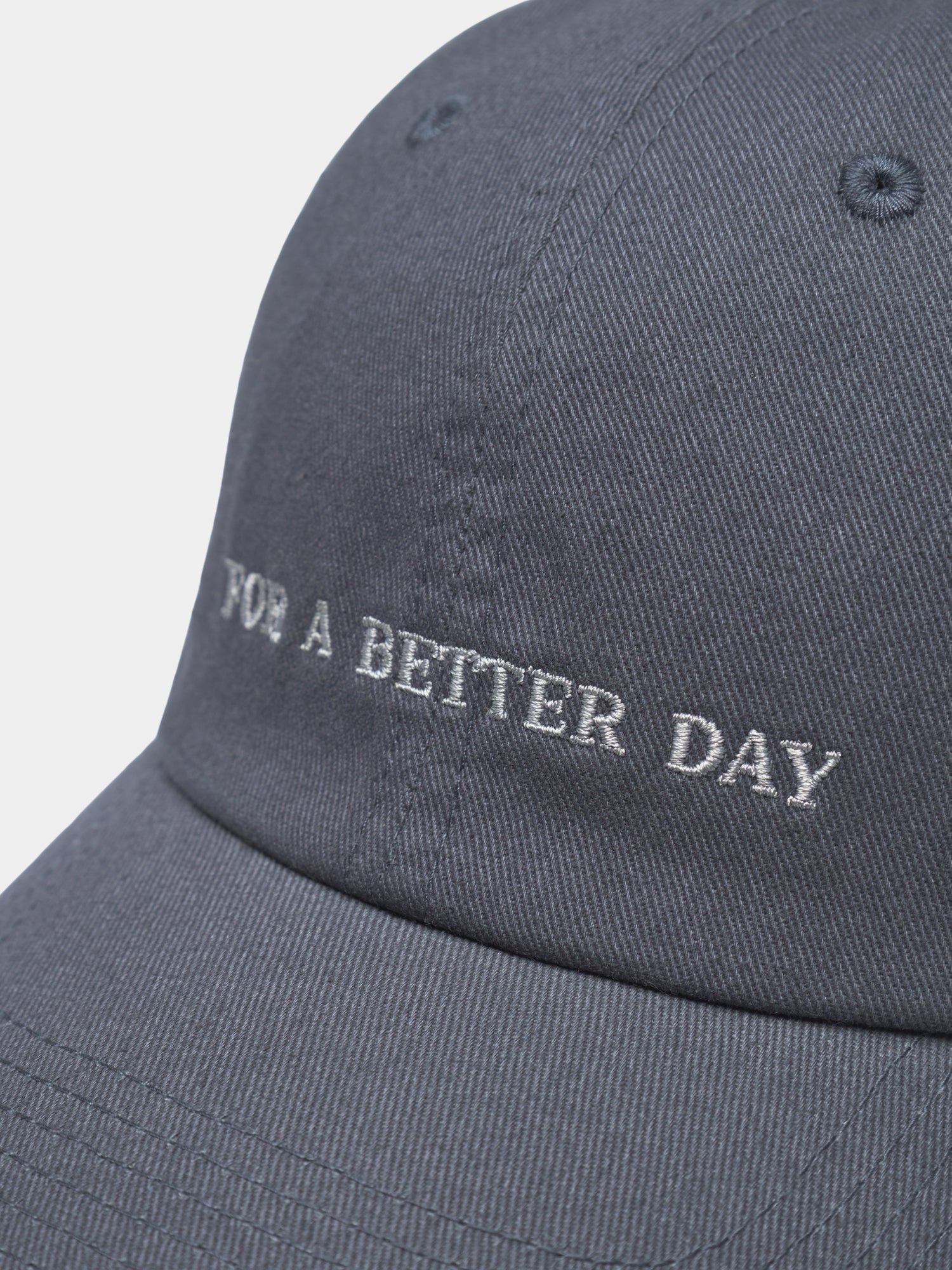 For A Better Day Dad Cap charcoal