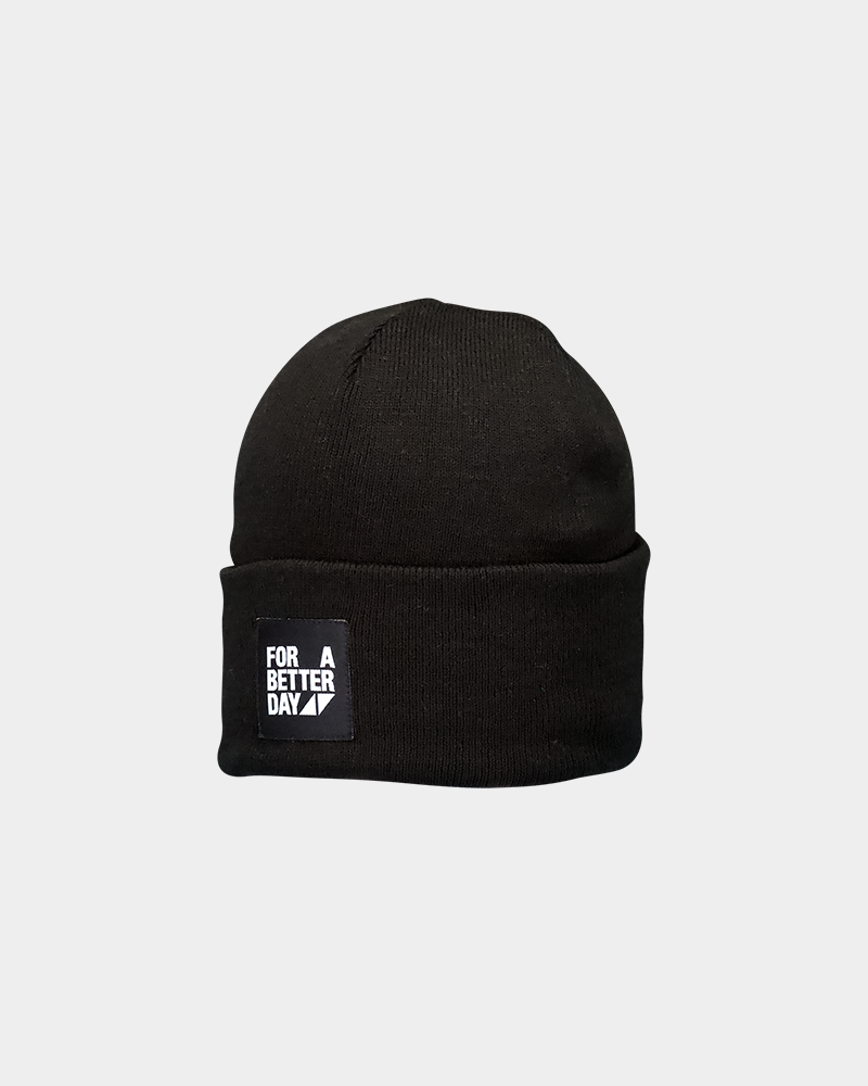 For A Better Day Beanie Black